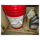 Bottom 2 Shelves - Assortment of Auto Fluids