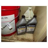 Bottom 2 Shelves - Assortment of Auto Fluids