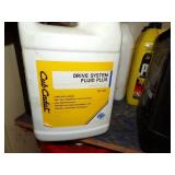 Bottom 2 Shelves - Assortment of Auto Fluids