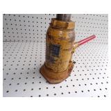 12 ton Bottle Jack Yellow with Red Handle