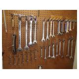 Open End Wrench on Wall