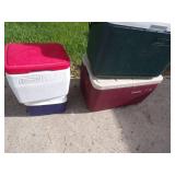 Coolers- 2 Small , 2 Medium, Lunch bag cooler