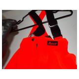 Orange Hunting Bibs Med