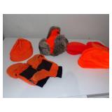 Hunting Orange Glove and Hats