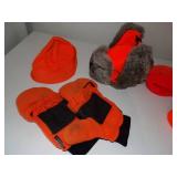 Hunting Orange Glove and Hats