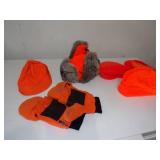 Hunting Orange Glove and Hats