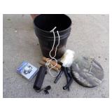 Hunting Pail Seat w/ Gear