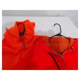 Orange Hunting Gear-2x vest, 2 unknown sized zips