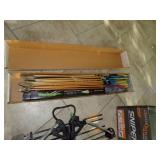 Sniper Compound Crossbow Package , Arrows, Broad-heads