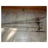 Fishing Poles - 5 Open Face