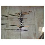 Fishing Poles - 5 Open Face