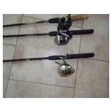 Fishing Poles - 4 Closed Face