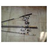 Fishing Poles - 4 Open Face