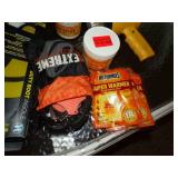 Hunting Assortment - Ice Cleats, Hand and Foot Warmers, Spot Light