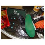 Hunting Assortment - Ice Cleats, Hand and Foot Warmers, Spot Light
