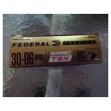 20 Box of Federal 30-06  180 Grain Ammo