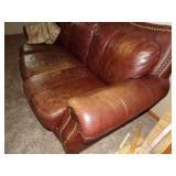 Brown Couch and Loveseat