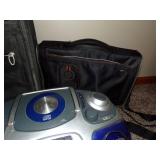 Chair, Radio, Lamp, Bag, Luggage Bag