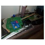 Fish Lot- 75 gal Aquarium , Cube Aquarium, Tote of Supplies, Stand