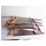 Group of Hand Saws