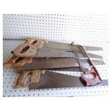 Group of Hand Saws