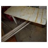 Rolling Adjustable Table Top Shop Tool Table