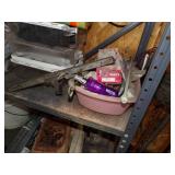 Metal Shelf and Contains