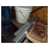 Metal Shelf and Contains