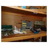 Lower Cabinet Shelf - Glue gun, Rivet Gun