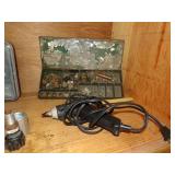 Lower Cabinet Shelf - Glue gun, Rivet Gun