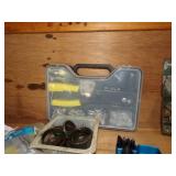 Lower Cabinet Shelf - Glue gun, Rivet Gun