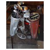 Vintage Golf Cadet and Pair of Golf Bags