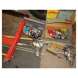 Vintage Tools and Sawhorse