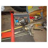 Vintage Tools and Sawhorse