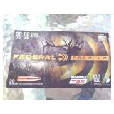 20 Box of Federal 30-06  180 Grain Ammo