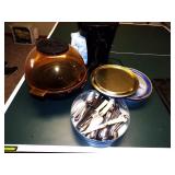 Popcorn Maker, Coffee Pot, Silverware