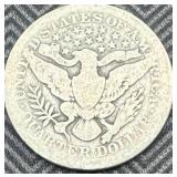 1909 Barber Quarter