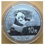 1oz .999 Silver Panda Coin