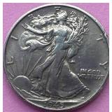 1945 Walking Liberty Half Dollar