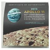 US Mint Apollo 11 .999 Silver Proof Coin (amazing, only 400k made)