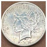 1922 Silver Peace Dollar