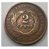 1868 Two Cent Piece