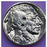 24kt Gold Plated Buffalo Nickel