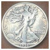 1936 Walking Liberty Half Dollar
