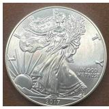 2017 1oz .999 Silver American Eagle