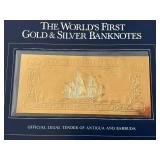 Gold and Silver Banknote