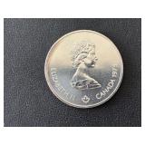 1975 .925 Silver $10 Dollar Canada Olympiad Coin 48.6 Grams