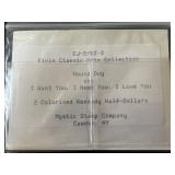 Elvis Presley Colorized Kennedy Half Dollars