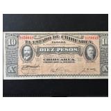 1915 Diez (Ten) Pesos
