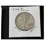 1942 Walking Liberty Half Dollar